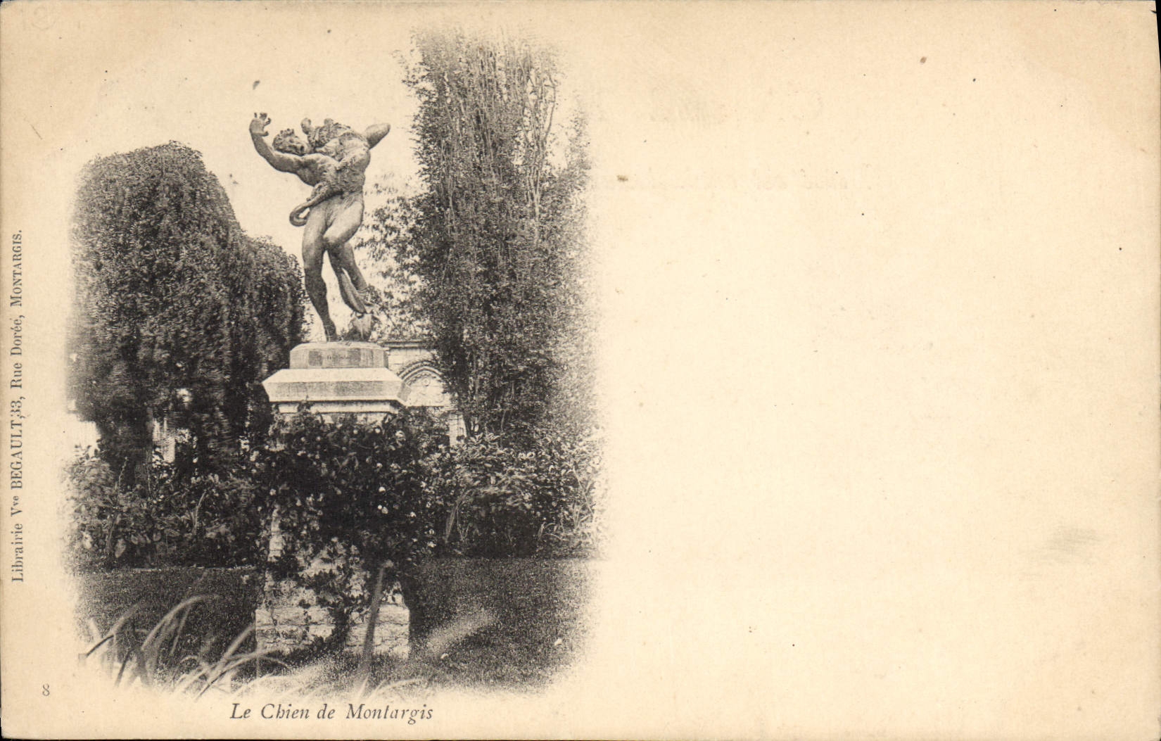 CPA Le Chien de Montargis 