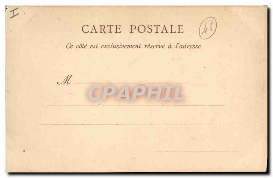 CPA Le Chien de Montargis  — Rückseite