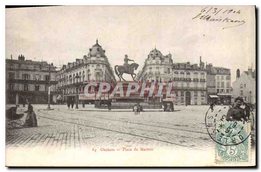 CPA Orleans Place du Martroi 