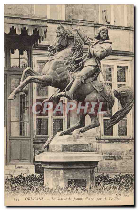 CPA Orleans La Statue de Jeanne d'Arc 