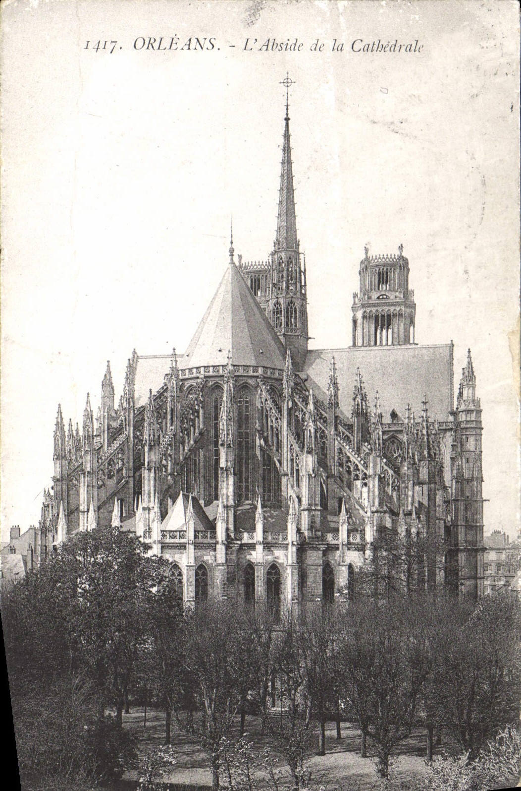 CPA Orleans L'Abside de la Cathedrale 