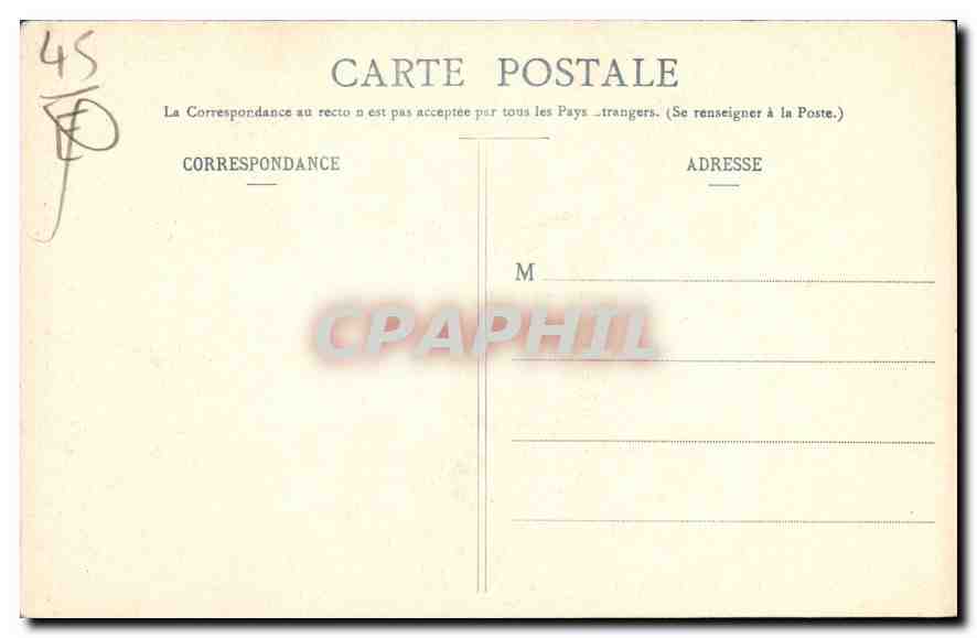 Chatillon-Coligny (Loiret) — L'Enfer — Maison où les Calvinistes avaient établi leur prêche — Coll. Tuét-Bourchet & Châtillon-Coligny (Loiret) — Verso