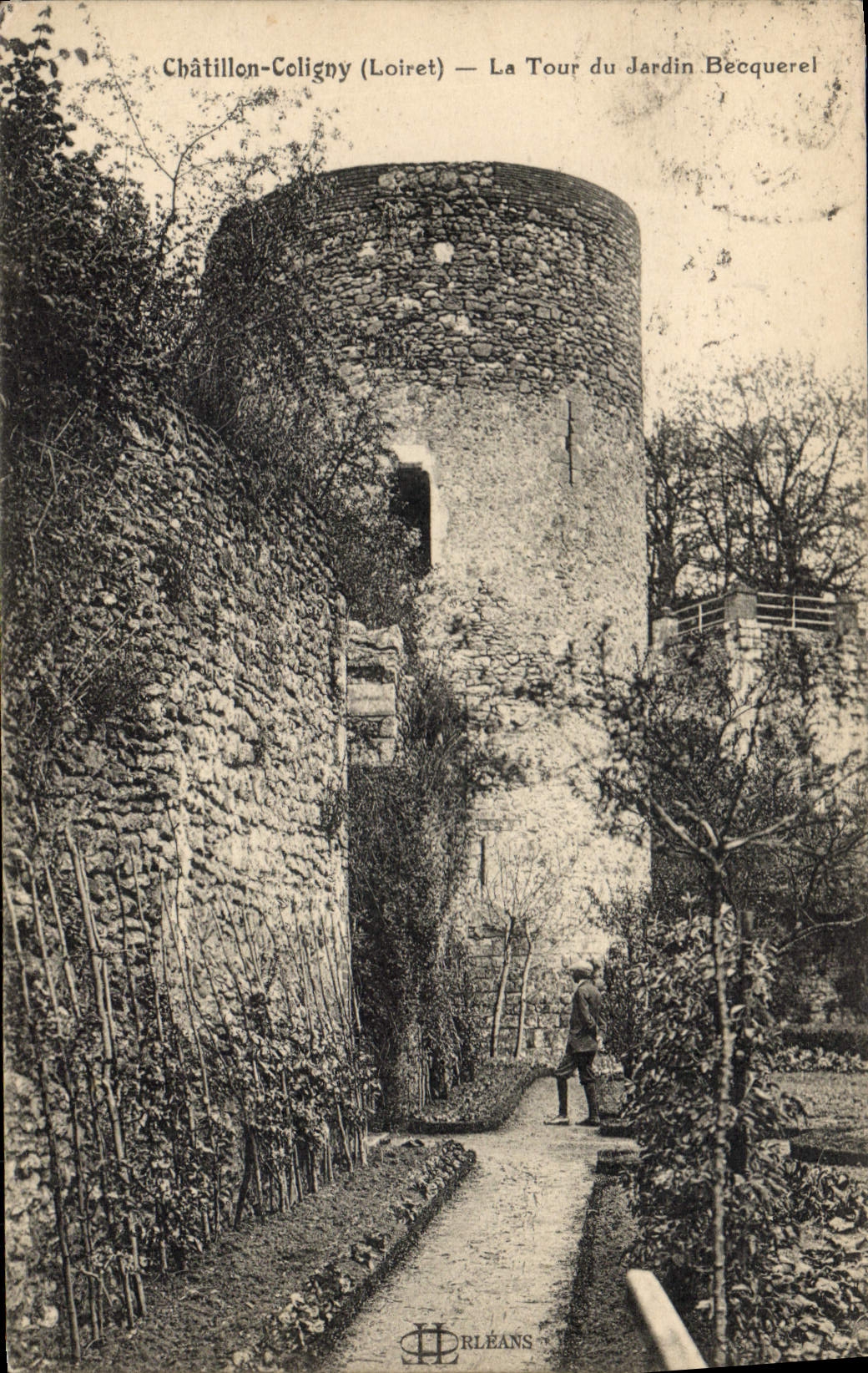 CPA Chatillon Coligny Loiret La Tour du Jardin Becquerel 
