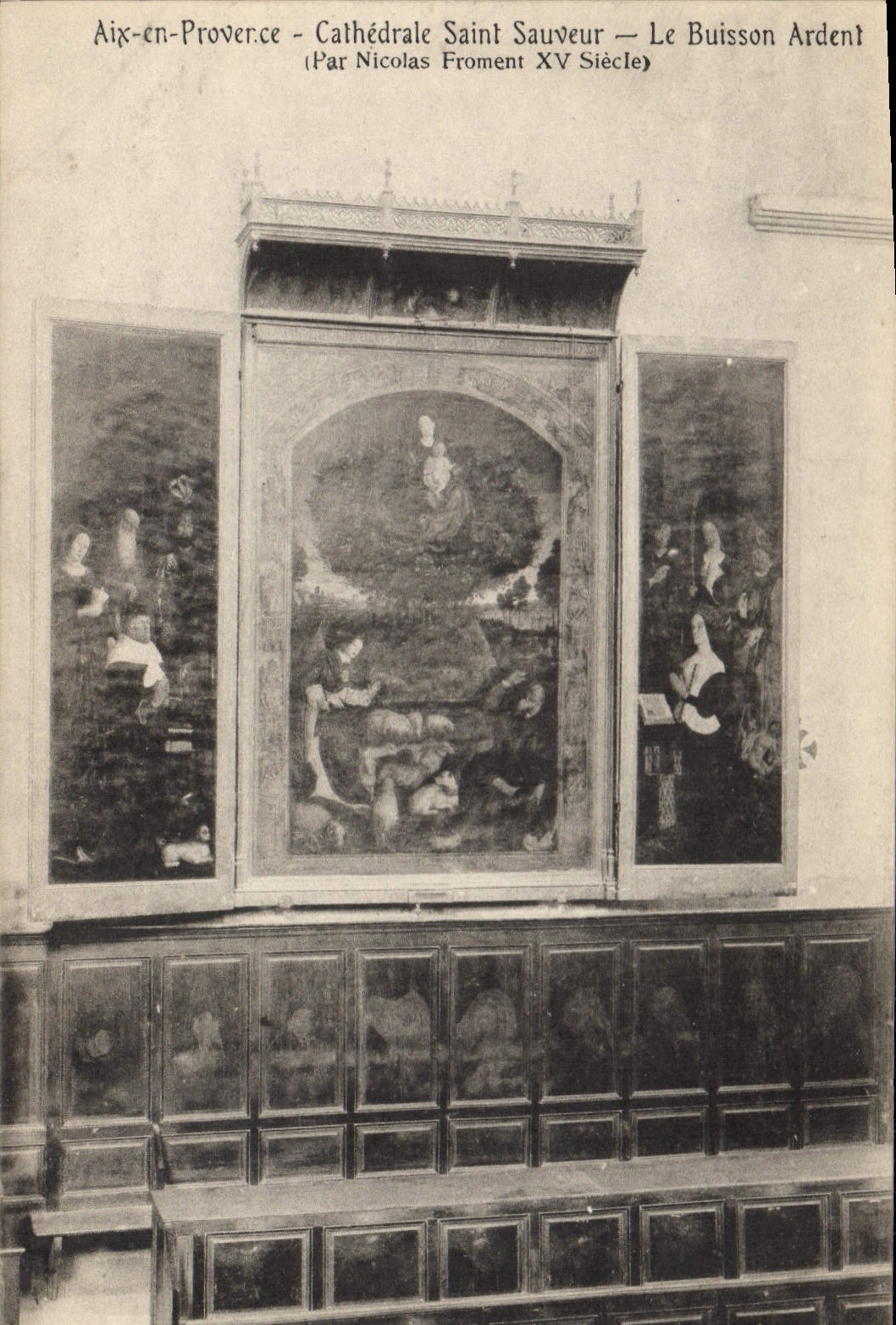 Aix-en-Provence - Kathedrale Saint Sauveur — Der brennende Busch (von Nicolas Froment, 15. Jahrhundert)