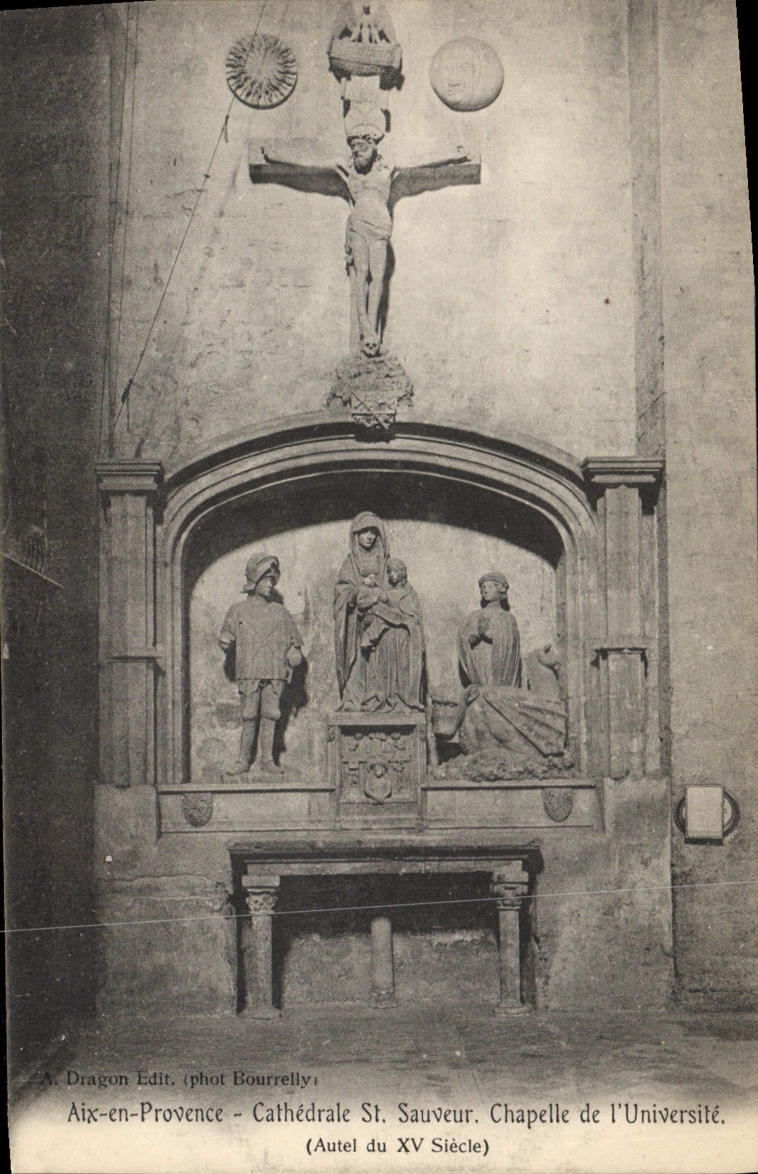 CPA Aix en Provence Cathedrale St Sauveur Chapelle de l'Universite 