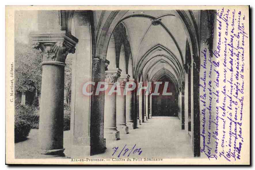 Aix-en-Provence — Cloître du Petit Séminaire — G. Martinet, éditeur