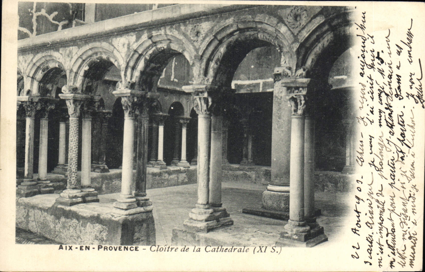 Aix-en-Provence — Cloister der Kathedrale (11. Jh.) — Verleger unbekannt