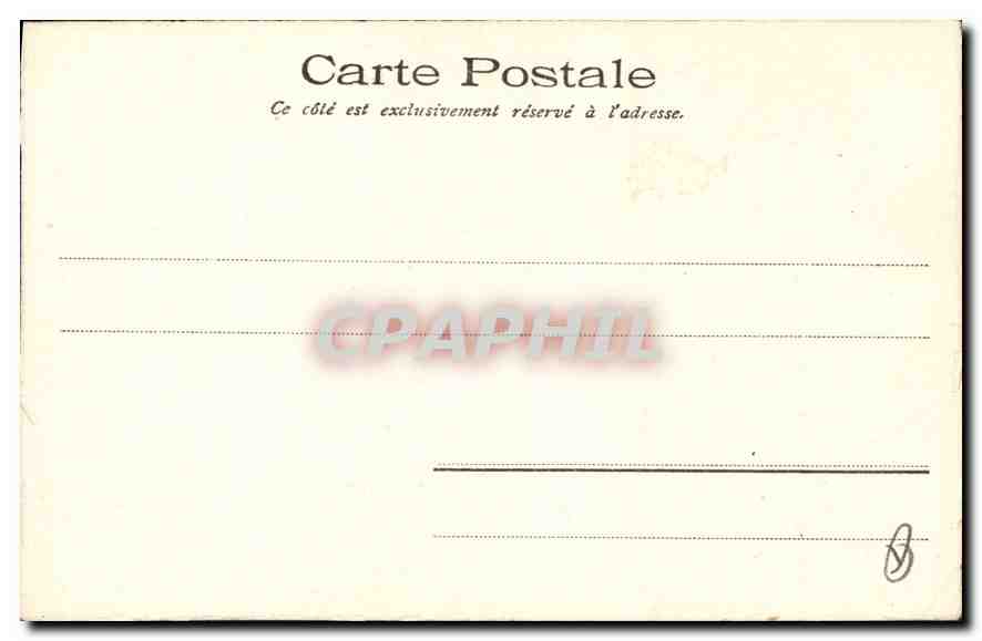CPA Aix en Provence La Cathedrale Saint Sauveur  — Rückseite
