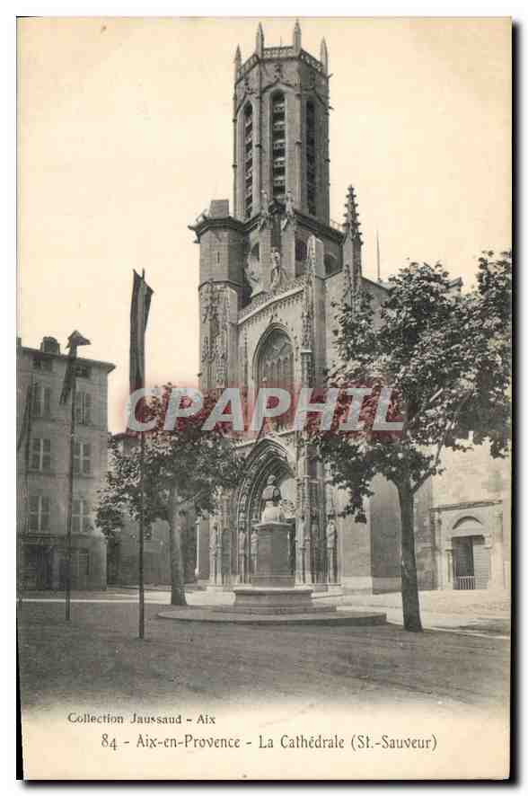 CPA Aix en Provence La Cathedrale Saint Sauveur 