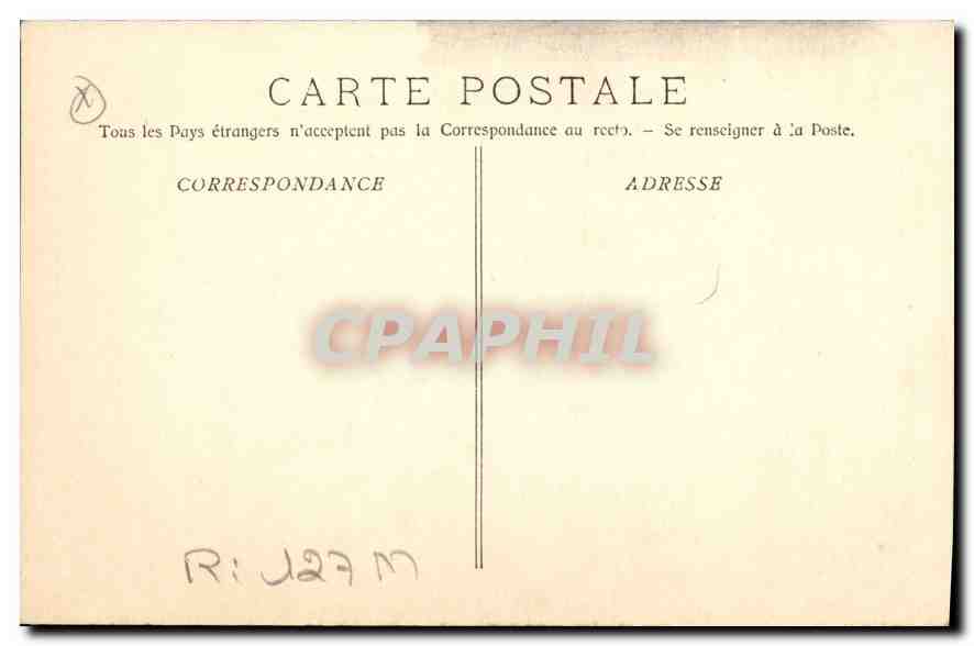 CPA Aix en Provence La Cathedrale Saint Sauveur  — Rückseite