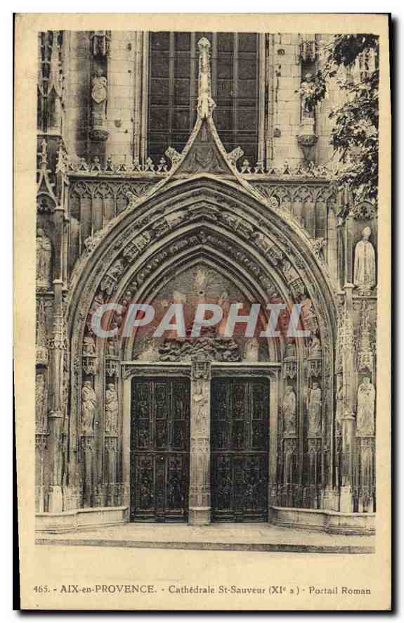 Aix-en-Provence — Kathedrale St-Sauveur (11. Jh.) — Römischer Portal — n° 465