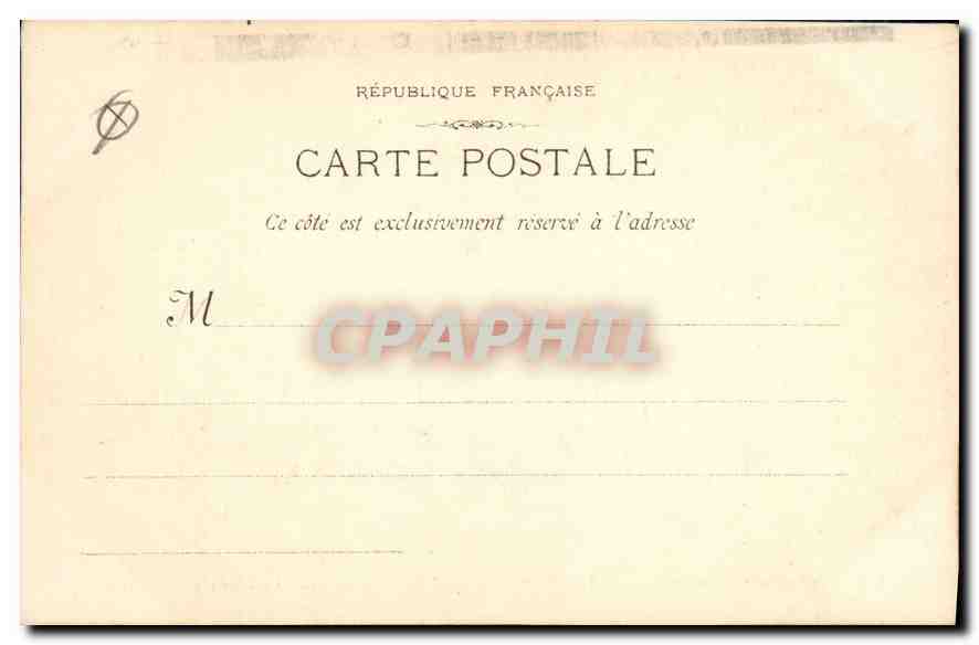 CPA Aix en Provence Portail de la Cathedrale XV et facade de l'Eglise Romane  — Rückseite