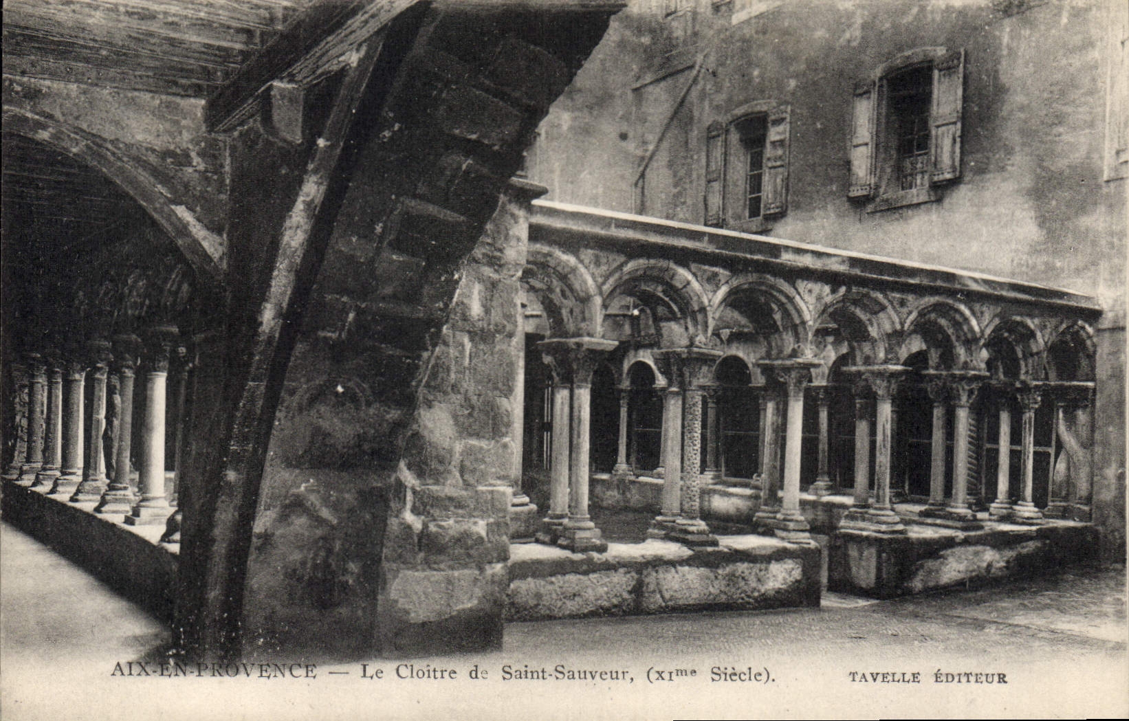 Aix-en-Provence — Le Cloître de Saint-Sauveur, (XIème Siècle). — Tavelle Éditeur