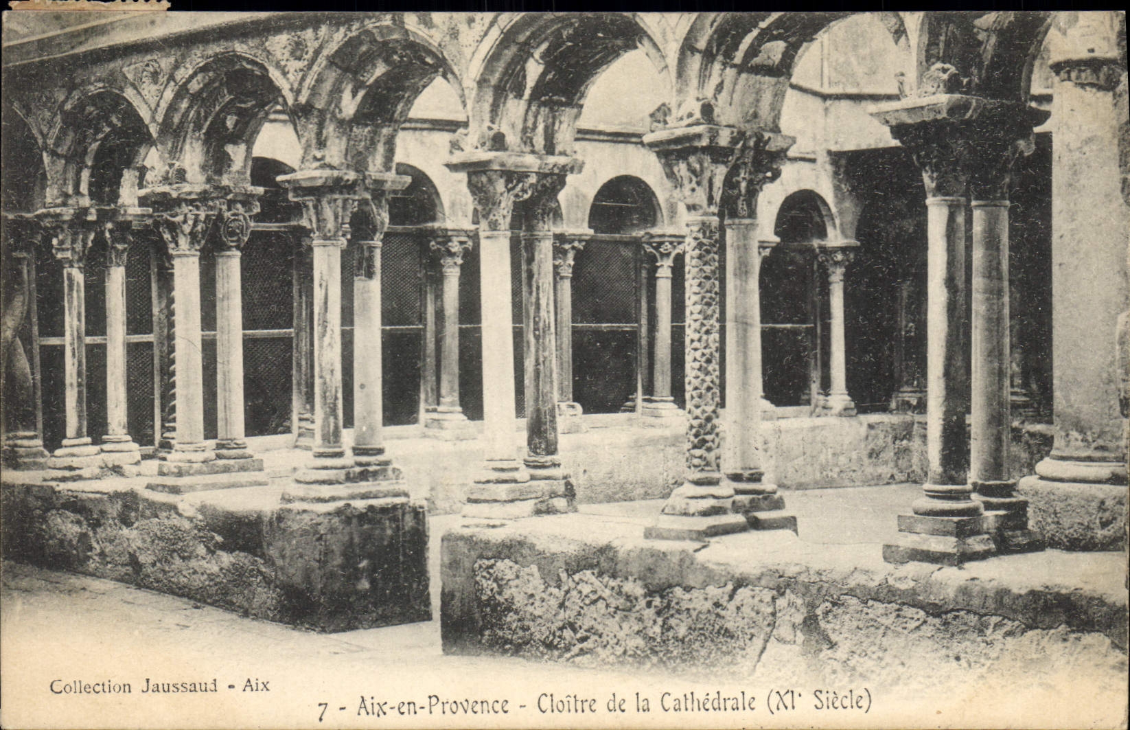 Aix-en-Provence - Cloister der Kathedrale (11. Jahrhundert) — Sammlung Jaussaud — n°7