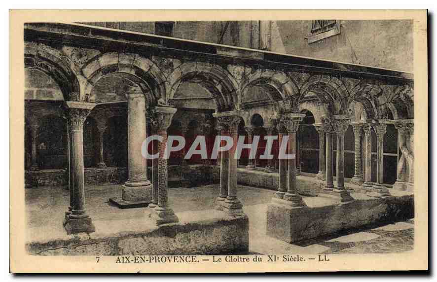 CPA Aix en Provence Cloitre de XI siecle 