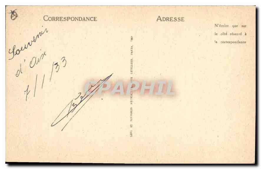 CPA Aix en Provence Cloitre de XI siecle  — Rückseite