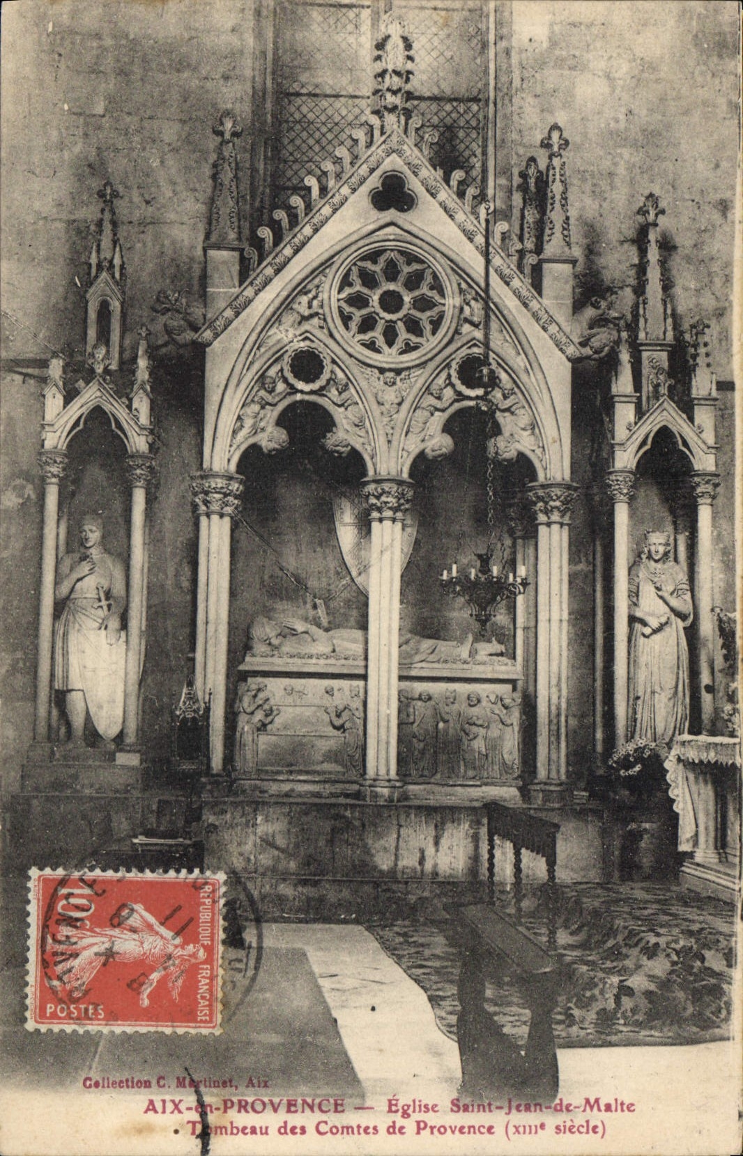 Tombeau des Comtes de Provence — Église Saint-Jean-de-Malte, Aix-en-Provence (XIIIe siècle) — Collection C. Martinet