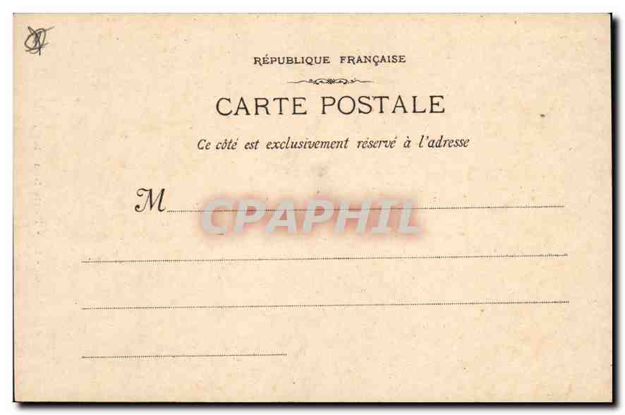 Sculpturierte Türe der Kathedrale — Aix-en-Provence — Verlag E. Jaussaud - 20 — Rückseite