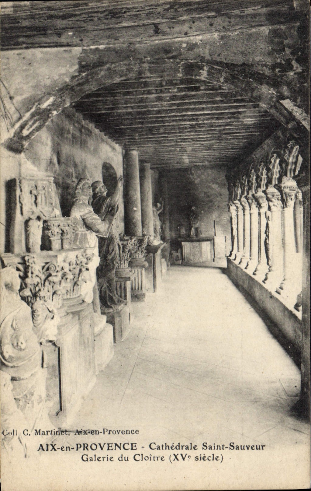 Aix-en-Provence - Cattedrale di San Salviatore - Galleria del Chiostro (XVe secolo) — Coll. C. Martinet
