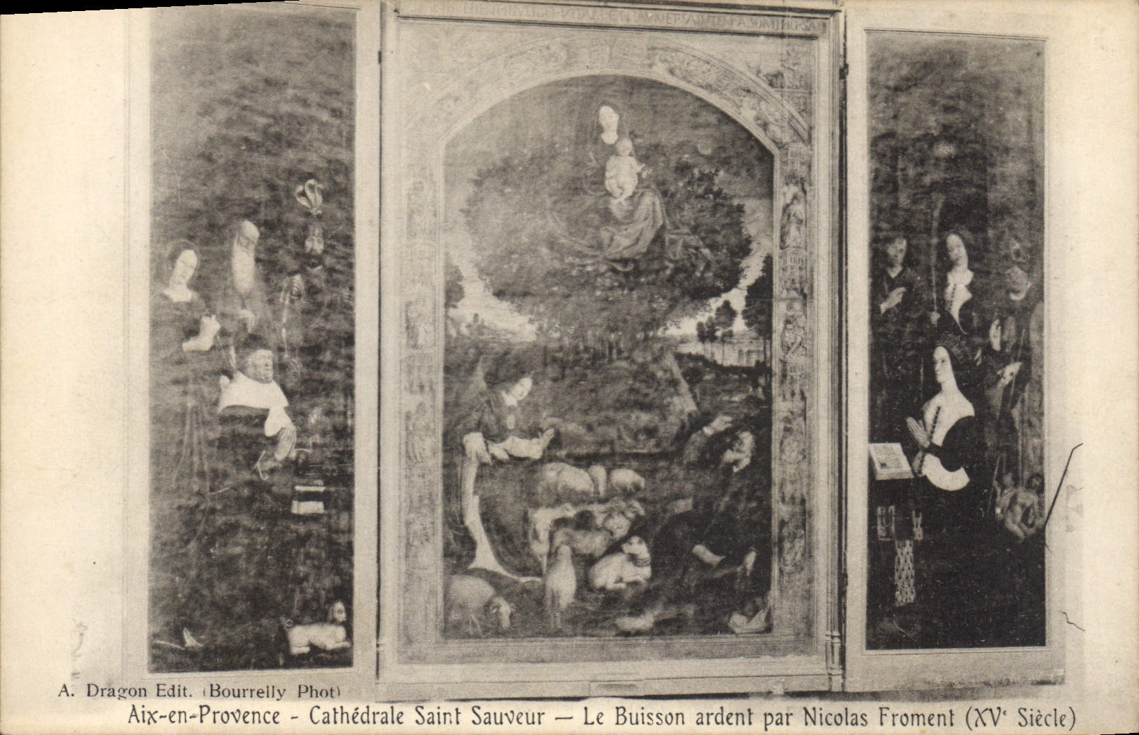 Aix-en-Provence - Kathedrale Saint Sauveur — Der brennende Busch von Nicolas Froment (15. Jahrhundert)