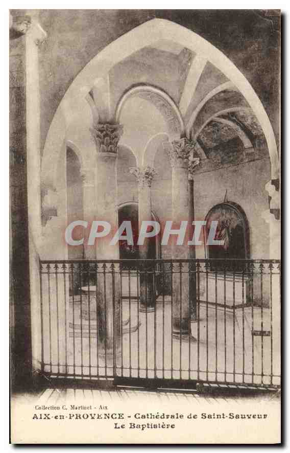 AIX-en-PROVENCE - Cathédrale de Saint-Sauveur - Le Baptisterie