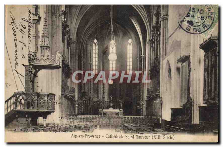 Aix-en-Provence - Kathedrale Saint-Sauveur (13. Jahrhundert) — A. Hugon (Bouirrel) Fotografie.