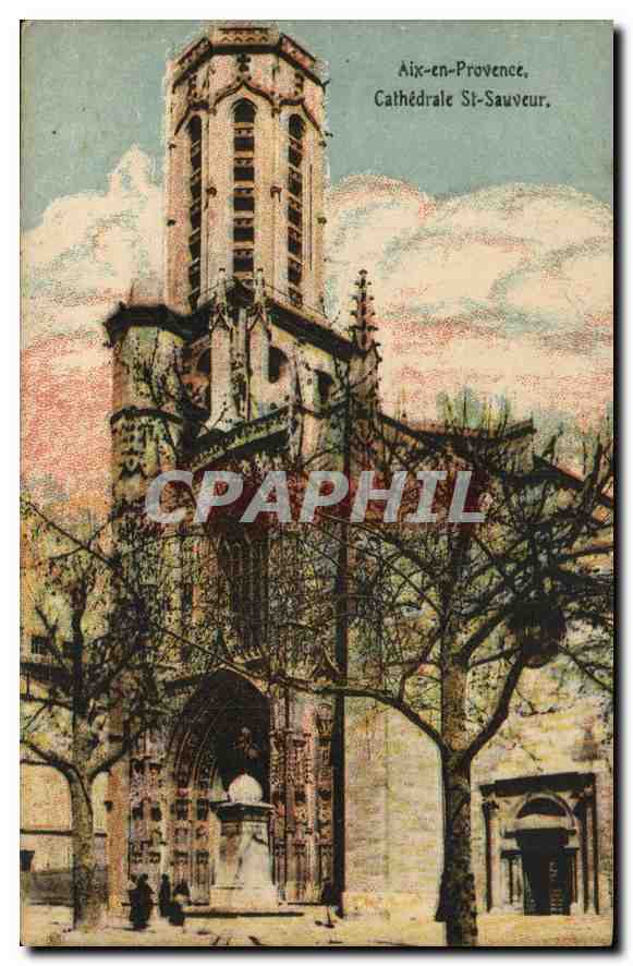 Aix-en-Provence — Kathedrale Saint-Sauveur — unbekannter Verlag, Seriennummer nicht sichtbar