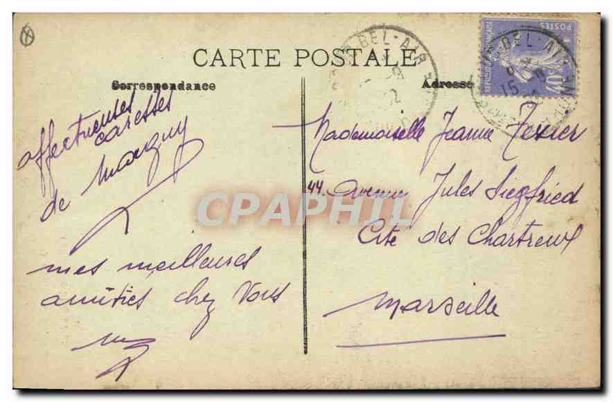 Aix-en-Provence — Kathedrale Saint-Sauveur — unbekannter Verlag, Seriennummer nicht sichtbar — Rückseite