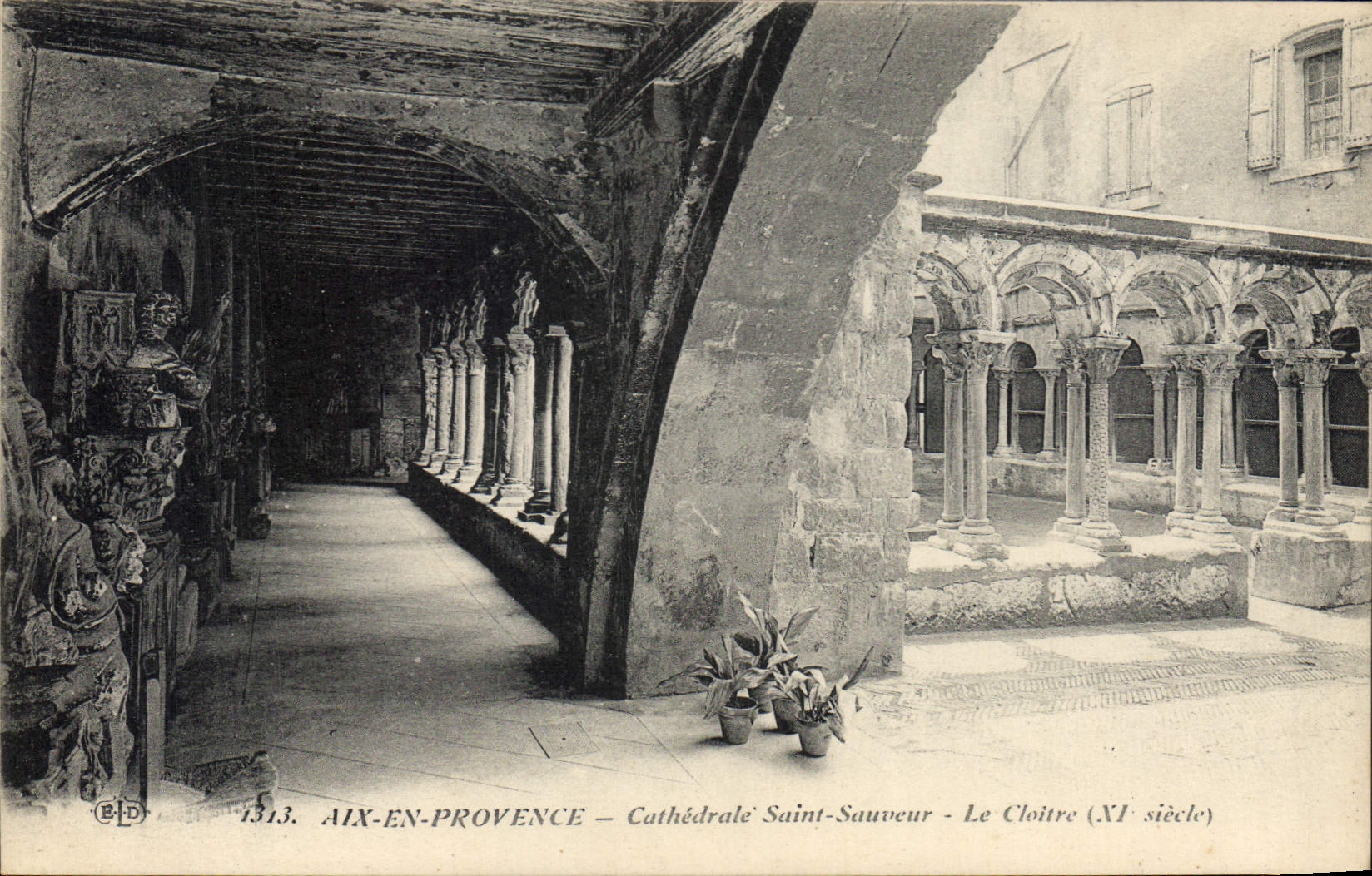 Aix-en-Provence — Kathedrale Saint-Sauveur — Der Cloister (11. Jahrhundert)