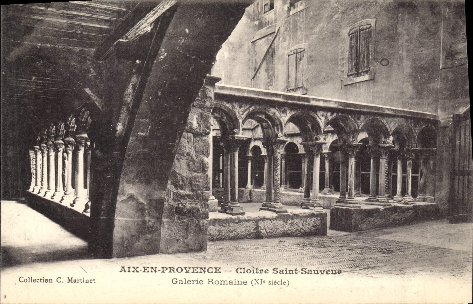 Aix-en-Provence — Cloître Saint-Sauveur — Galerie Romaine (XIe siècle)