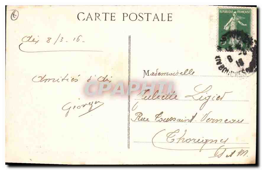 AIX en PROVENCE - Cloître St-Sauveur — Éditeur Carle — Verso