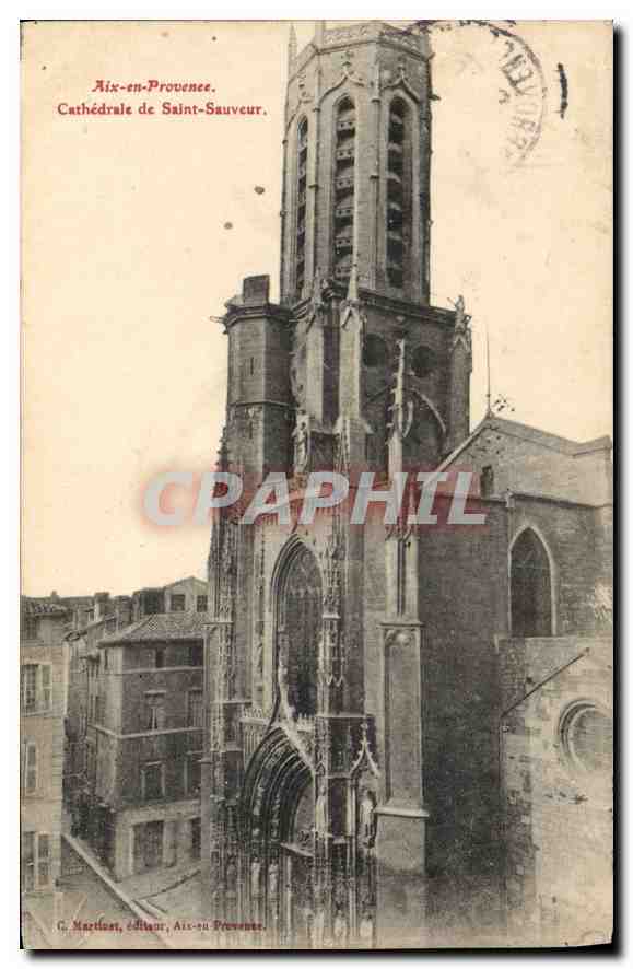 CPA Aix en Provence cathedrale Saint Sauveur 