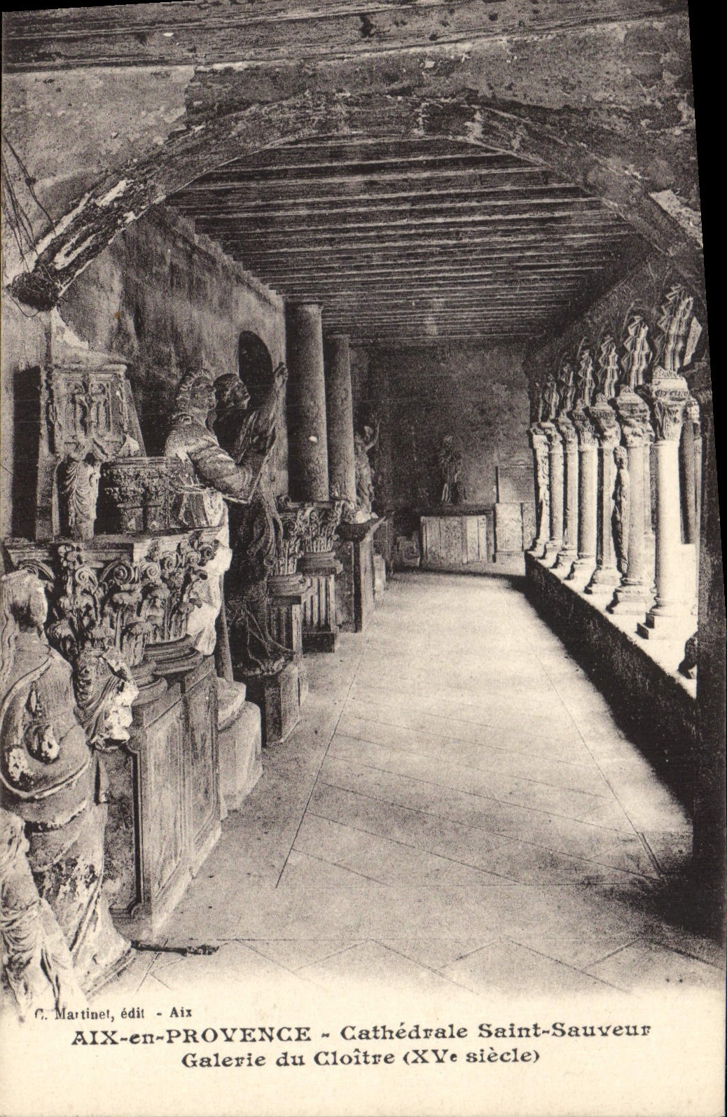 Aix-en-Provence - Cathédrale Saint-Sauveur - Galerie du Cloître (XVe siècle) — C. Martinet, édit - Aix
