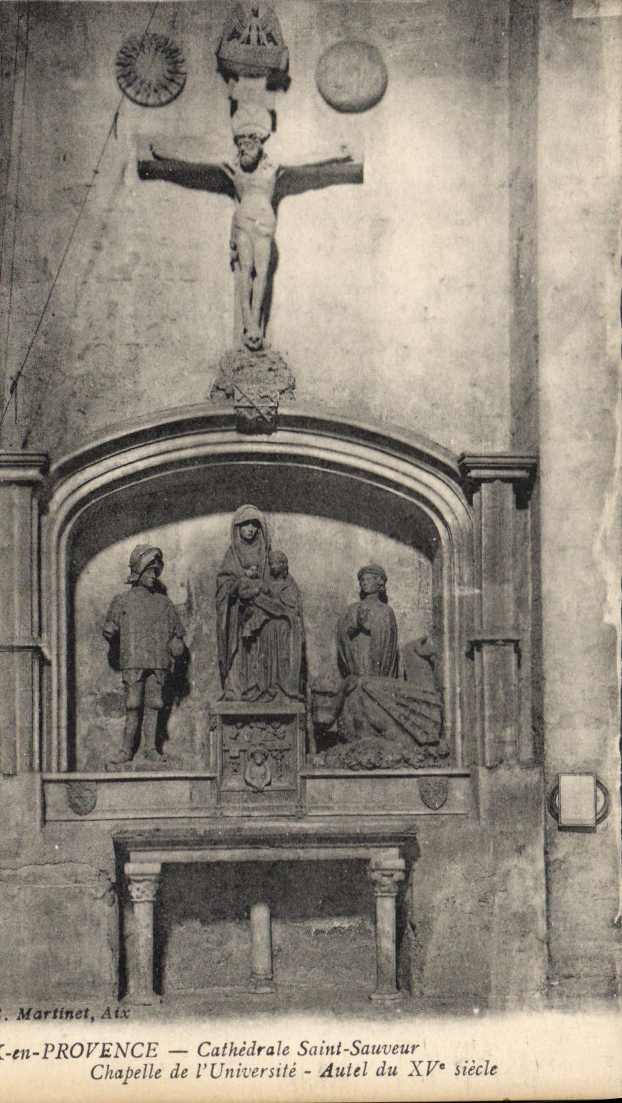 Aix-en-Provence — Cathédrale Saint-Sauveur — Autel du XVᵉ siècle