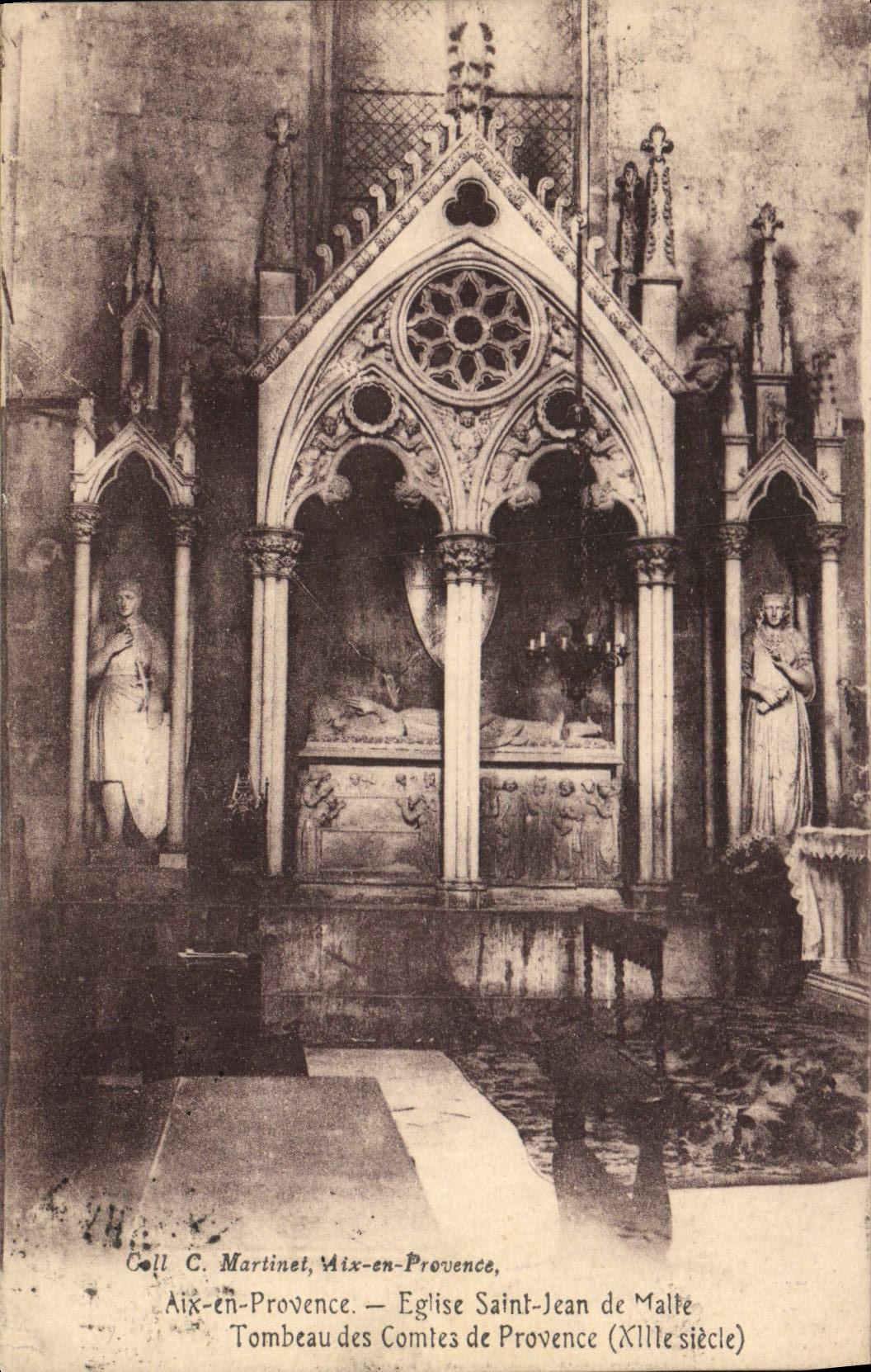 Tombeau des Comtes de Provence — Église Saint-Jean de Malte — Aix-en-Provence (XIIe siècle)