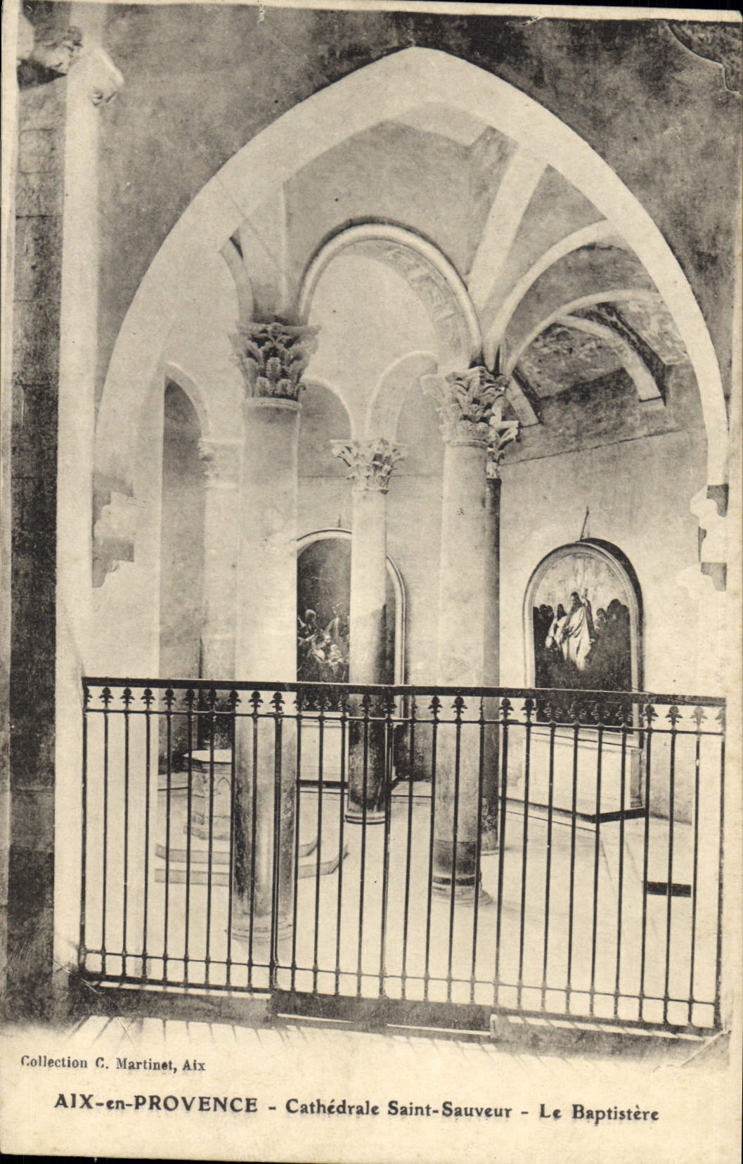 Aix-en-Provence - Cathédrale Saint-Sauveur - Le Baptistère — Collection C. Martinet, Aix