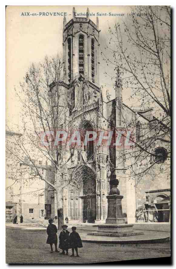 Aix-en-Provence — Cathédrale Saint-Sauveur — vue gauche