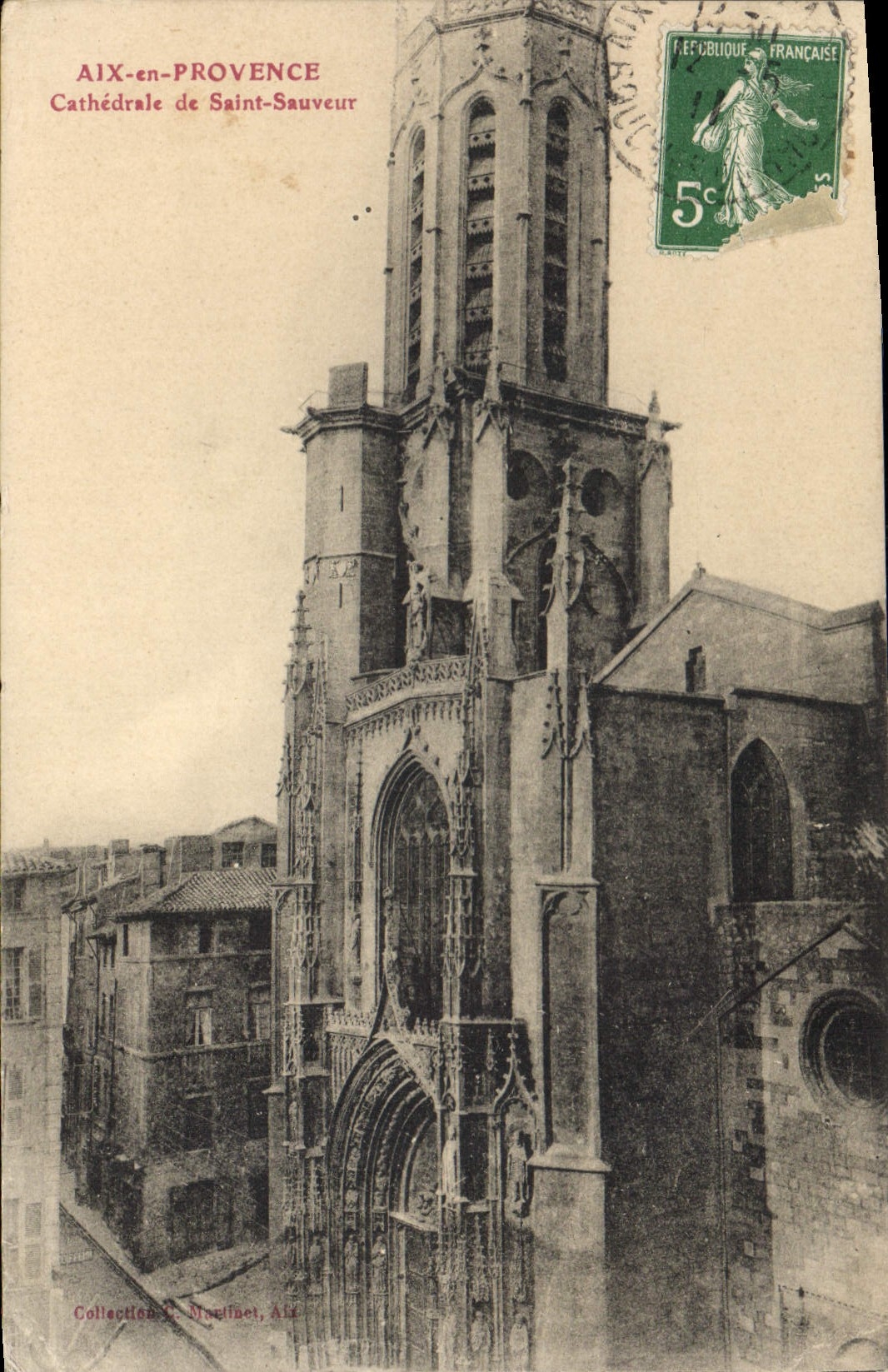 Aix-en-Provence — Cathédrale de Saint-Sauveur — Collection J. Djellhet, Aix