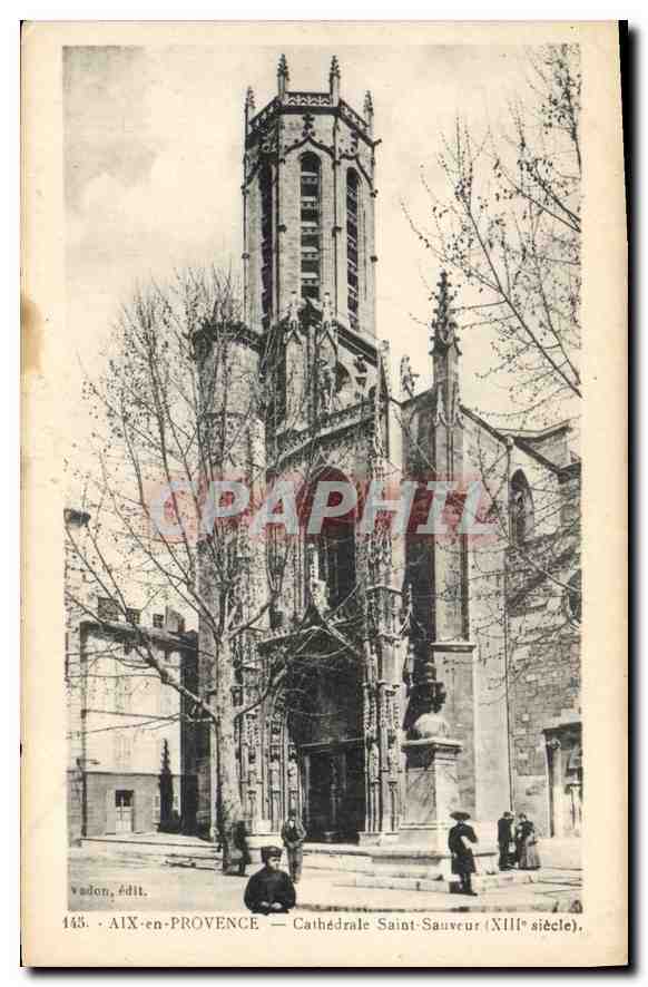 AIX-en-PROVENCE — Cathédrale Saint-Sauveur (XIIIe siècle) — Vadon, édit. n°143