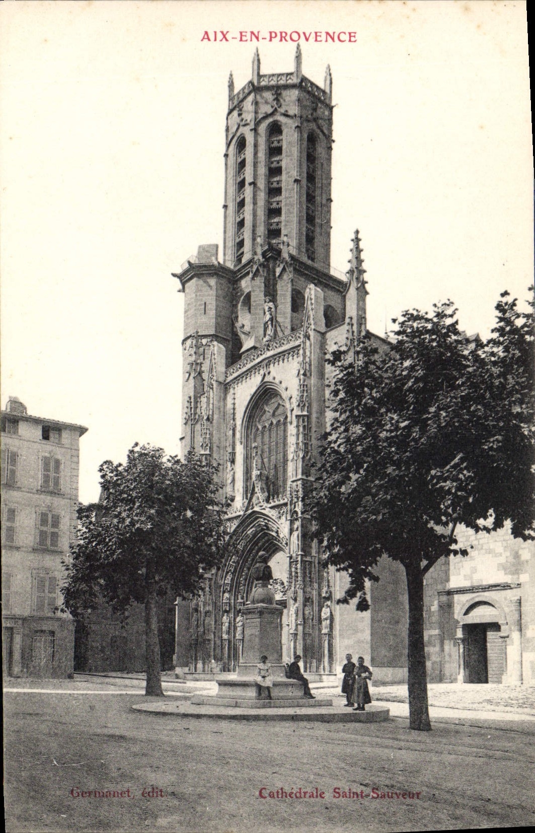 CPA Aix en Provence Cathedrale Saint Sauveur 