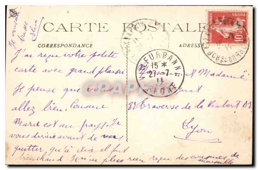 Aix-en-Provence — Kathedrale Saint-Sauveur (13. Jahrhundert) — J. B. Bours, Verlag — Rückseite