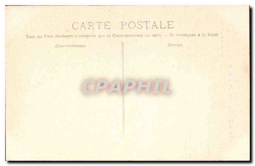 CPA Marseille le palais Longchamp Motif principal  — Rückseite