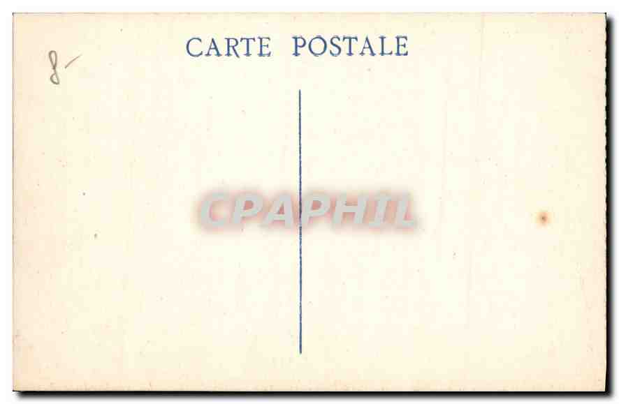 CPA Marseille quai du port et rue de la Republique Bateaux Tramway — Verso