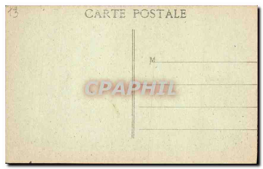 CPA Marseille palais Longchamp  — Rückseite