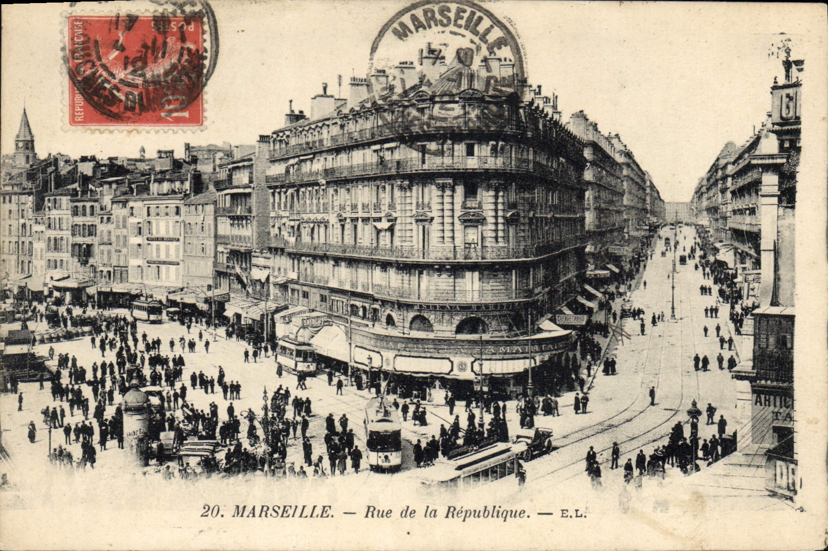 CPA Marseille rue de la Republique 