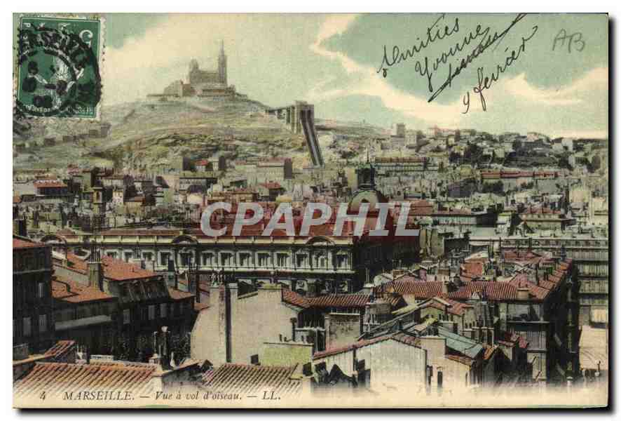 Marseille — Vue à vol d’oiseau — LL. — n°4