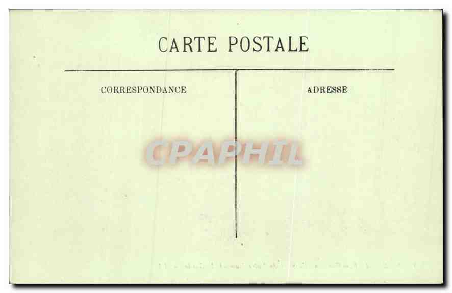 CPA Marseille vue generale prise de Notre Dame de la Garde  — Rückseite