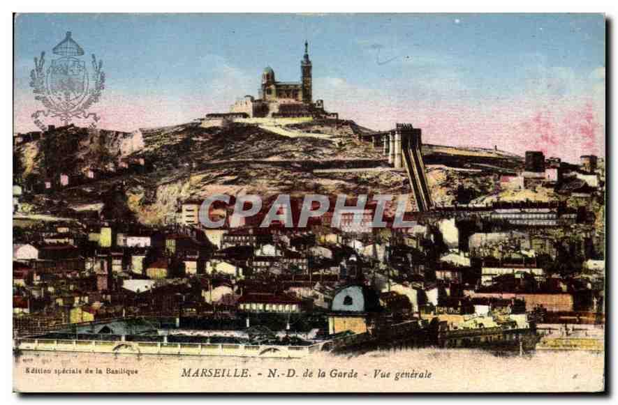 CPA Marseille N D de la Garde vue generale 