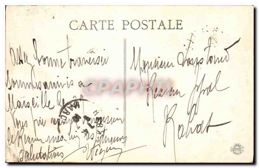 MARSEILLE - Rue Cannebière — vue animée avec tramway — éditeur I.P. — Reverso