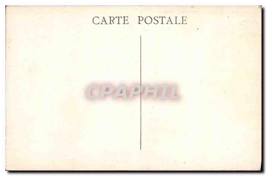 CPA Marseille N D de la garde  — Rückseite